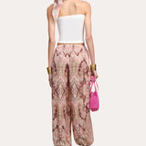 Annie Silk Palazzo Pant