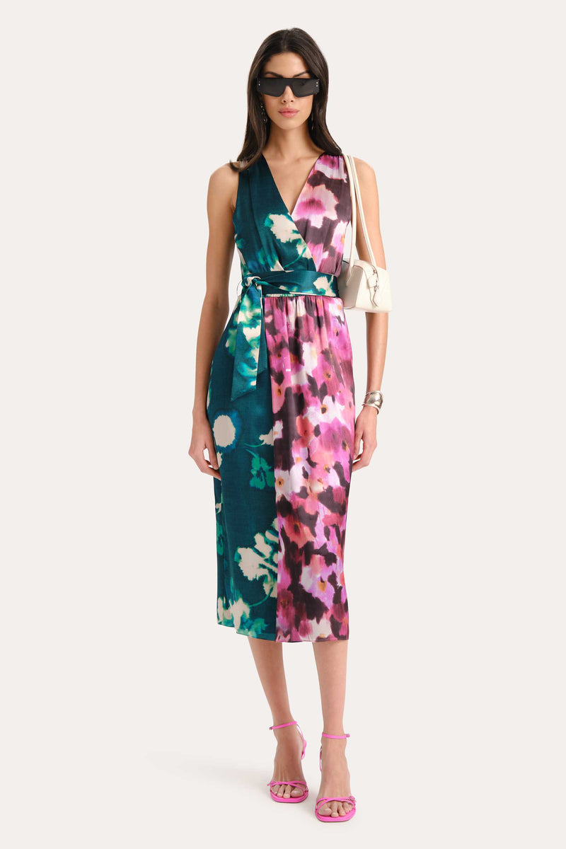Delilah-Rose Silk Midi Dress – Elie Tahari