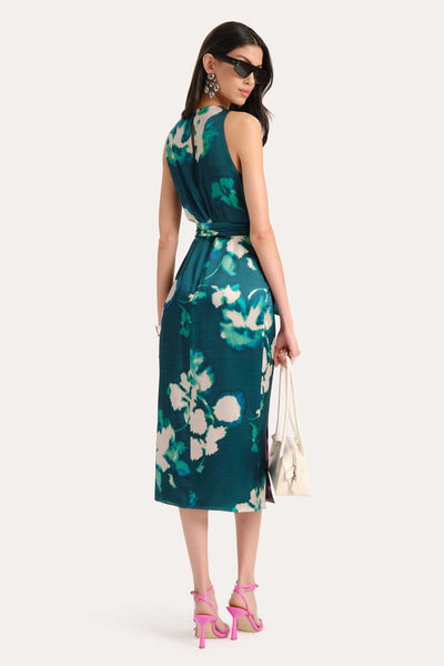 Delilah-Rose Silk Midi Dress