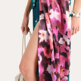 Delilah-Rose Silk Midi Dress