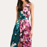 Delilah-Rose Silk Midi Dress
