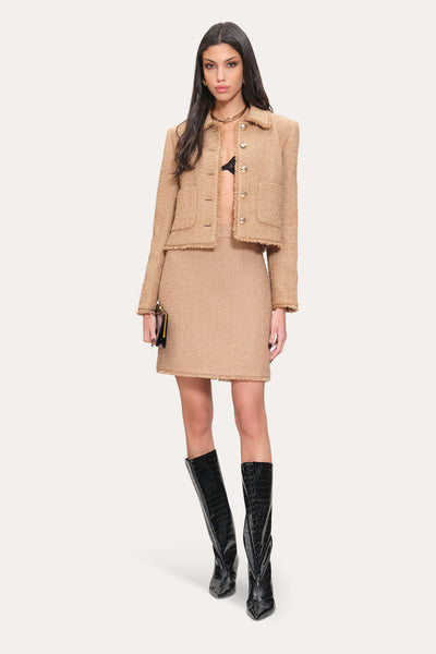 Boucle Tweed Skirt Image 2