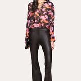 Brushstroke Silk Blouse