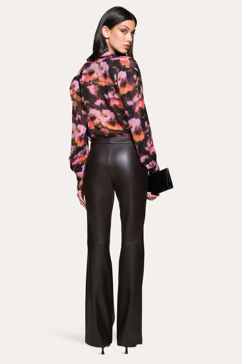 Brushstroke Silk Blouse