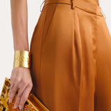 Kaia Satin Wide Leg Pant