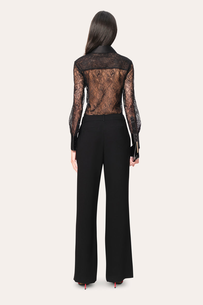Laced Trim Blouse