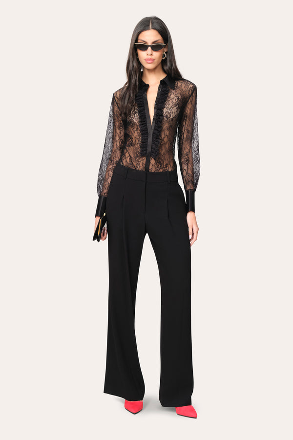 Laced Trim Blouse