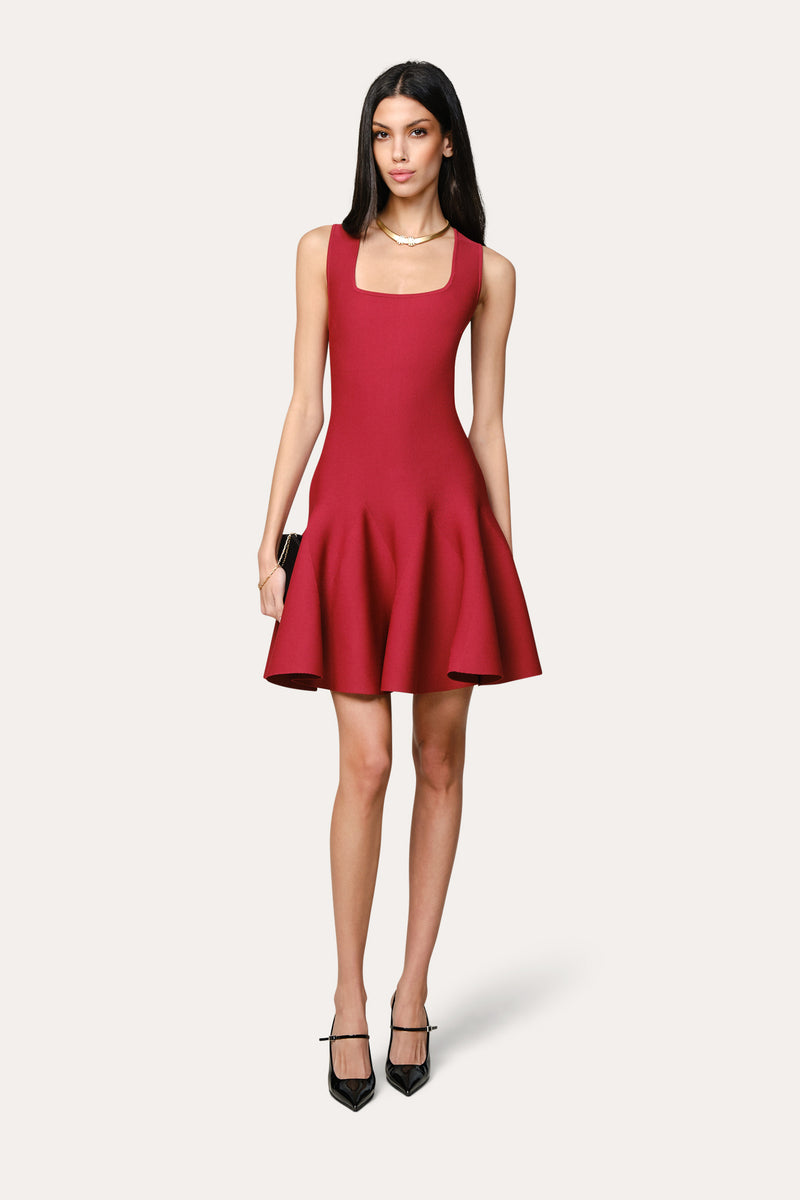 Milano Sculpt Sleeveless Flare Dress – Elie Tahari