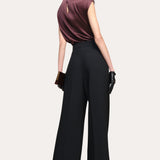 Diane Silk Draped Blouse