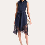 Cotton Lace Hem Dress