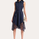 Cotton Lace Hem Dress