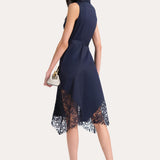 Cotton Lace Hem Dress