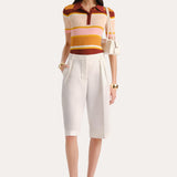 Sylvie Striped Polo Shirt