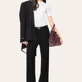 Pleated Crepe Pant