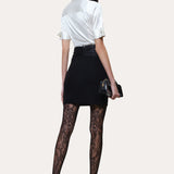 Sylvie Silk Charmeuse Short Sleeve Shirt
