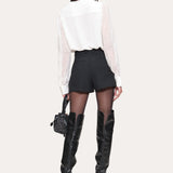 Chiffon Button Down Shirt