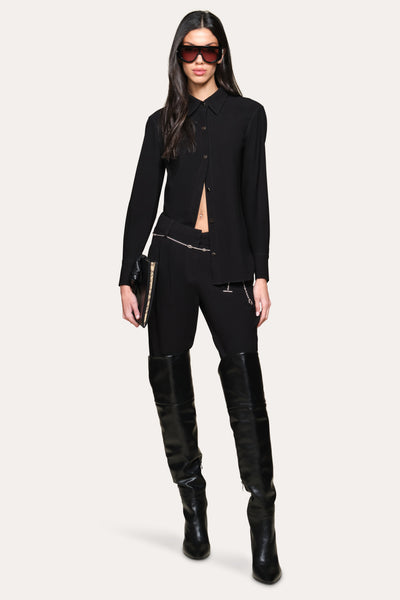 Japanese Crepe Button Down Image 2