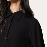 Japanese Crepe Button Down