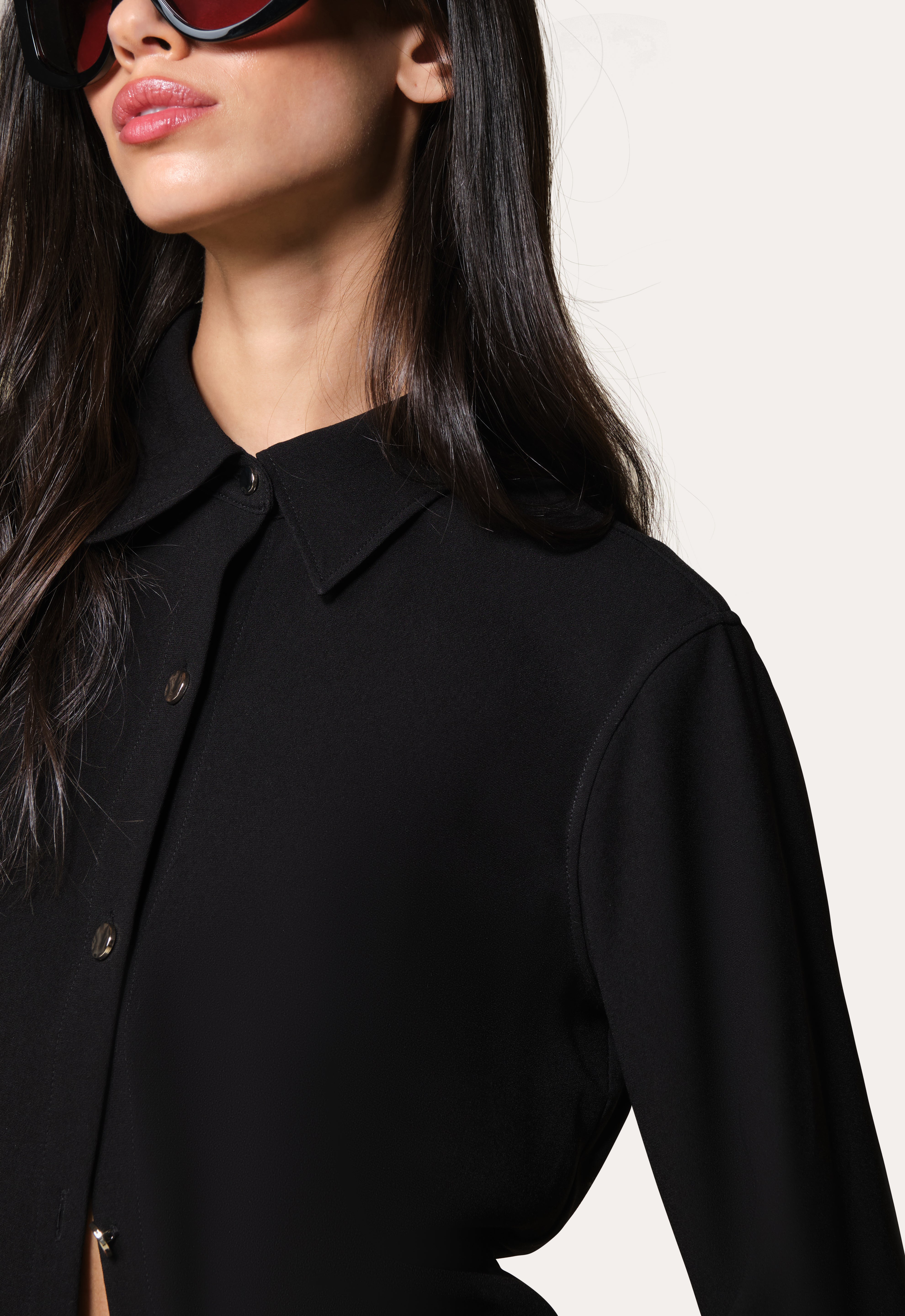 Japanese Crepe Button Down