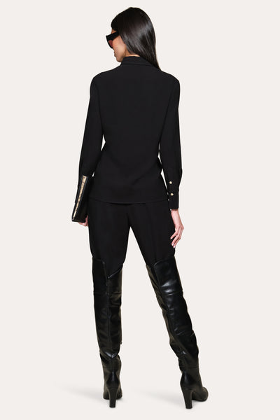 Japanese Crepe Button Down Image 3