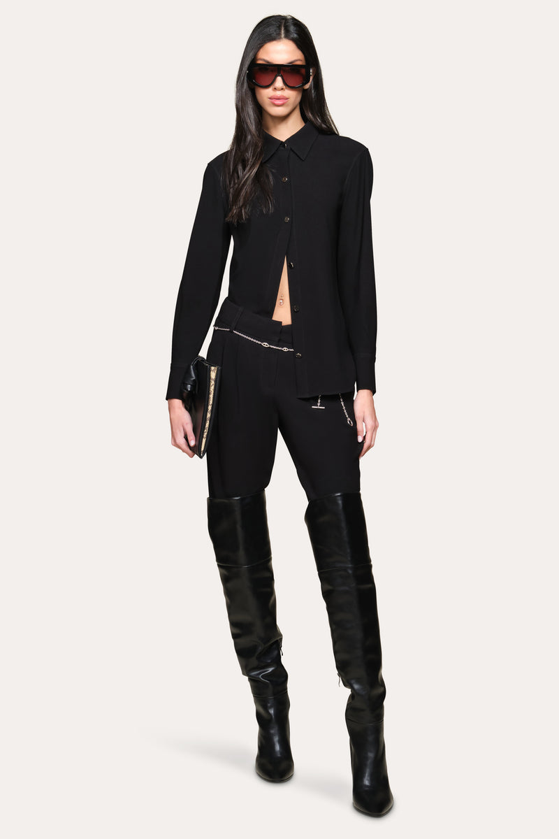 Japanese Crepe Button Down