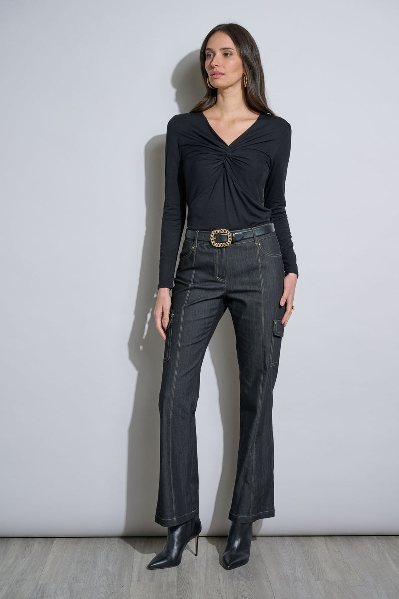 Elie tahari keilani knit sales top