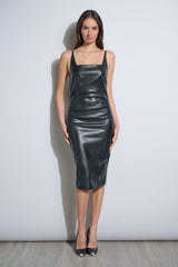 Vegan Leather Dress