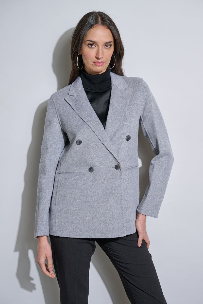 Wool Double Breasted Blazer Elie Tahari