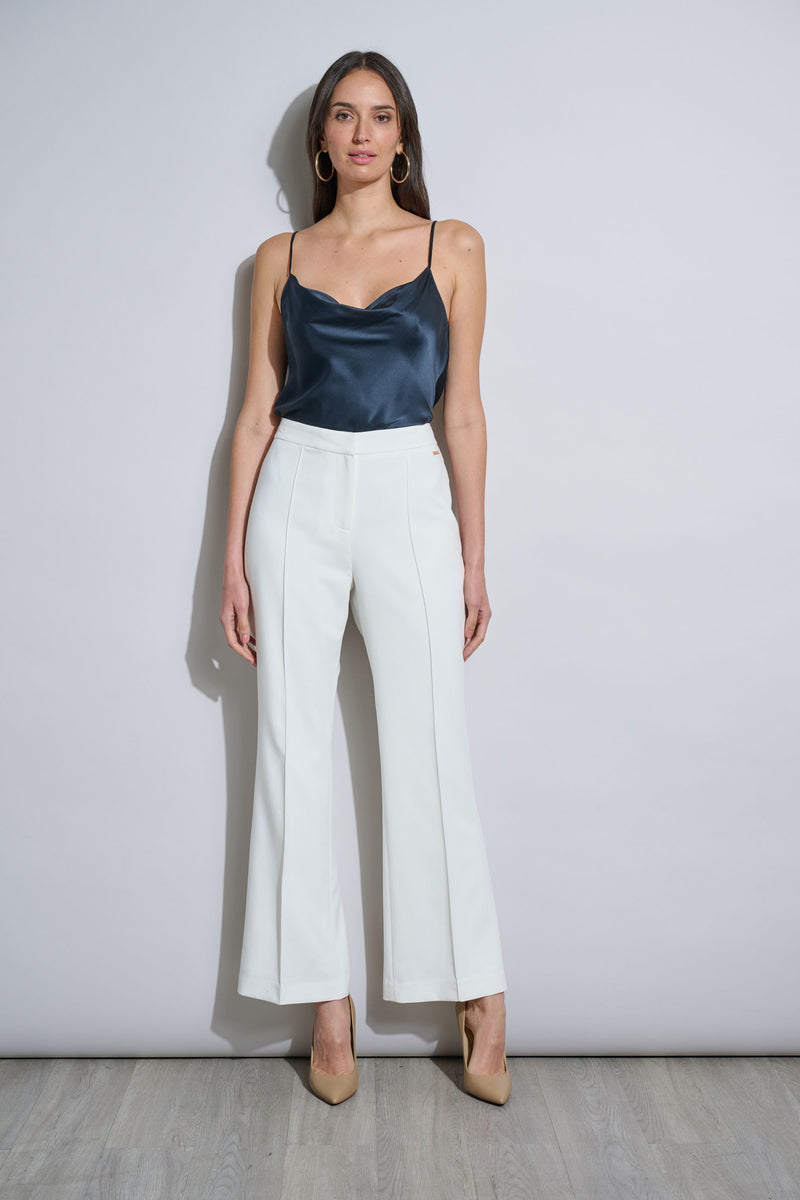 Women High Waisted Pants, Wide Leg Pants, Formal Pants, White Pants,  Official Meeting Trousers -  New Zealand