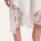 Cotton Lace Hem Dress