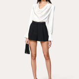 Silk Draped Top