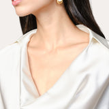 Silk Draped Top