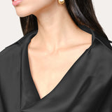 Silk Draped Top