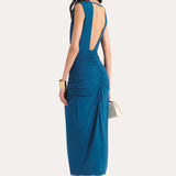 Gwen Ruched Midi Dress