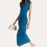 Gwen Ruched Midi Dress