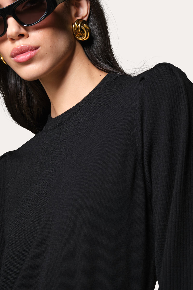 Wool Blouson Sweater