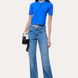Skylar Milano Sculpt Cropped Polo