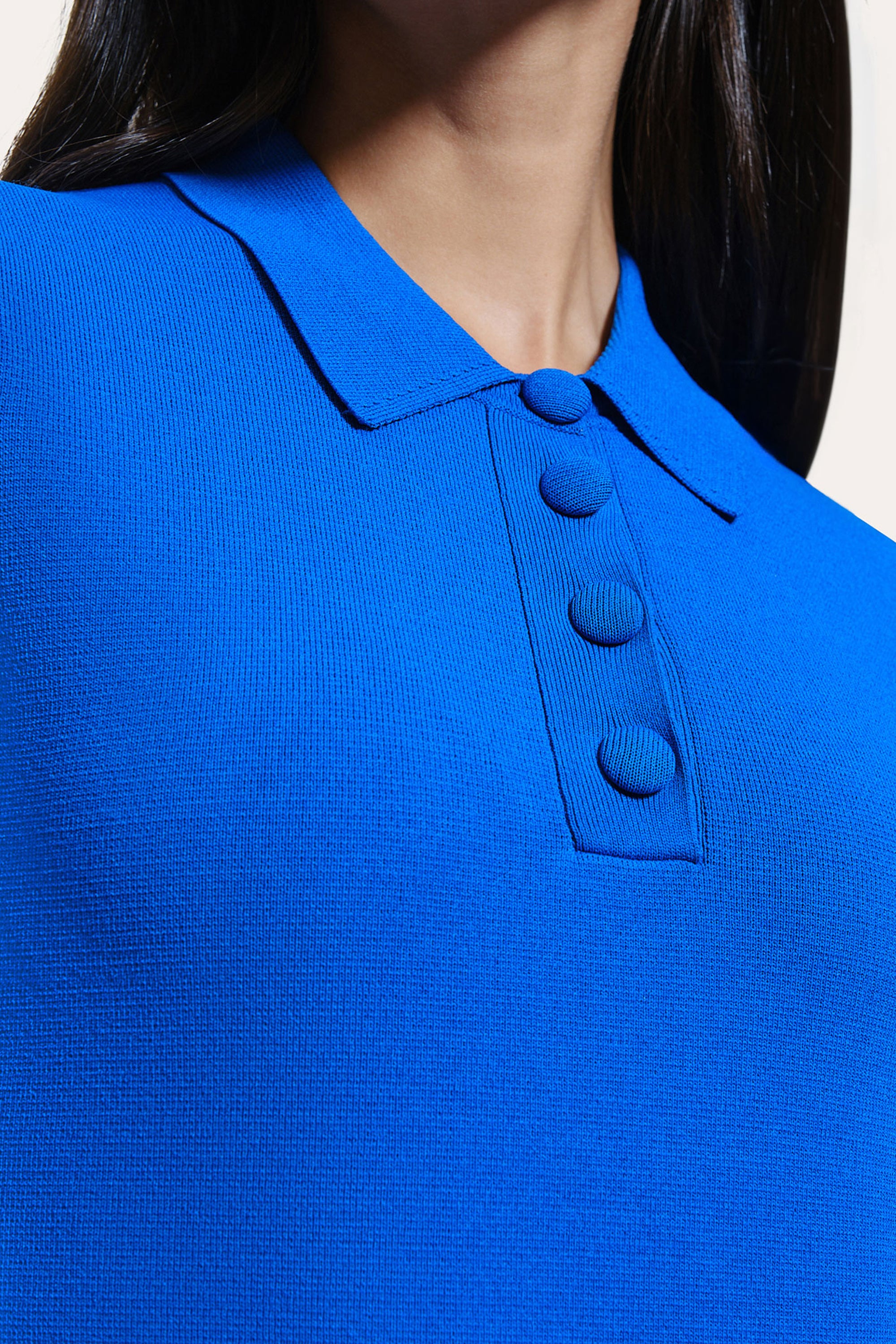 Skylar Milano Sculpt Cropped Polo