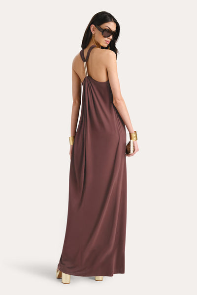 Aurora Halterneck  Maxi Dress