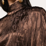 Silk Jacquard Blouse