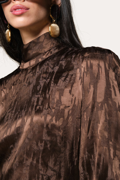 Silk Jacquard Blouse Image 4