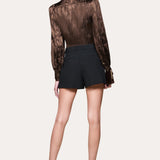 Silk Jacquard Blouse