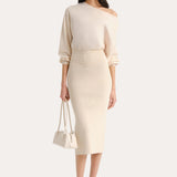 Yara Milano Knit Midi Dress
