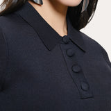 Skylar Milano Sculpt Cropped Polo