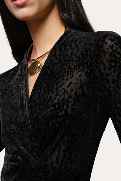 Denise Velvet Top Image 3