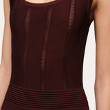 Sylvie Milano Pointelle Midi Dress