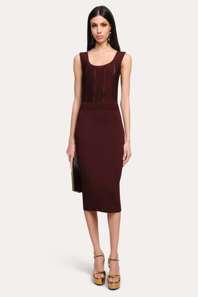 Sylvie Ribbed Midi Dress