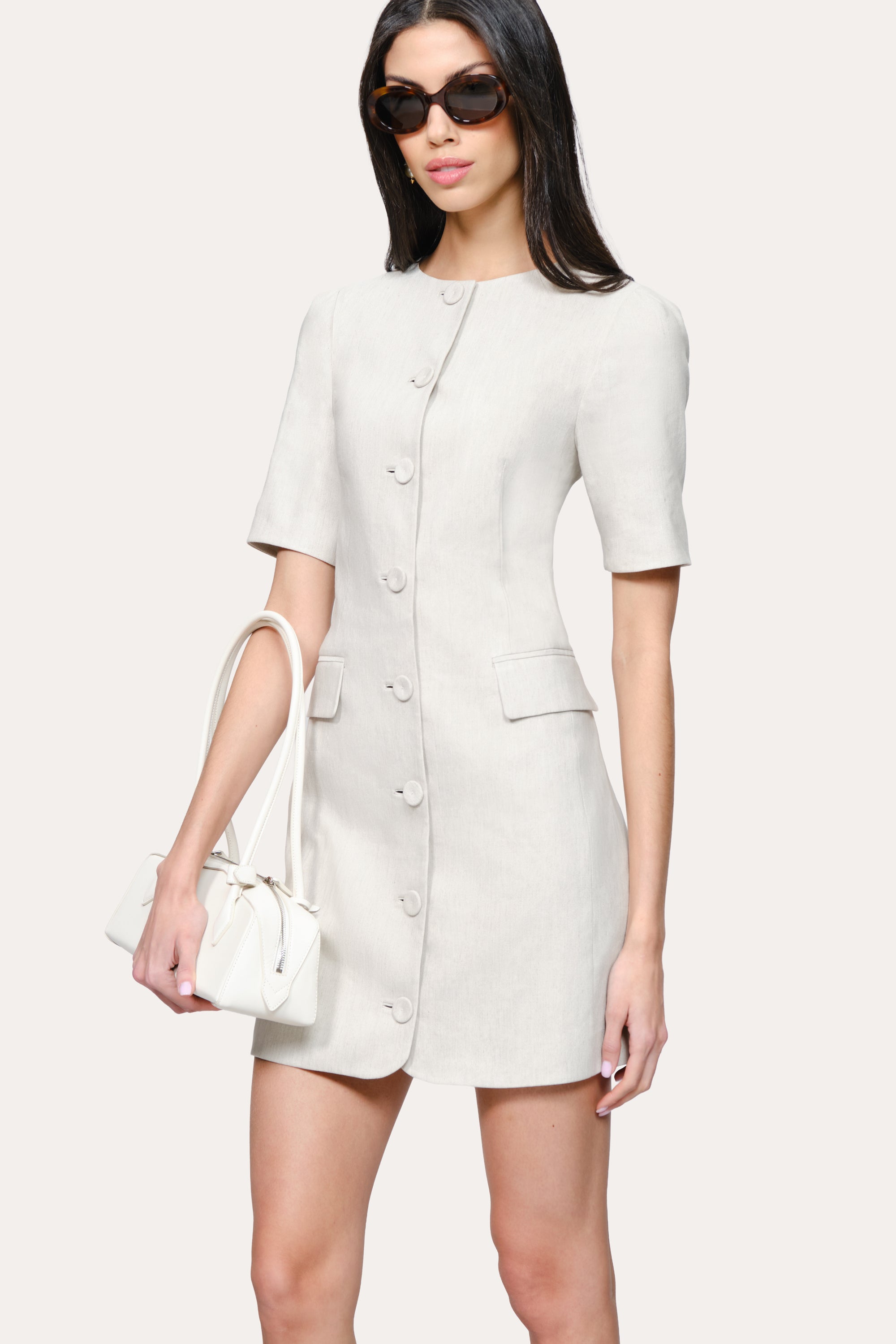 Kaia Linen Mini Dress