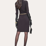 Pinched Bodice Dress