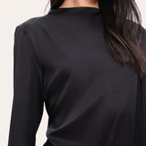 Silk Draped Top